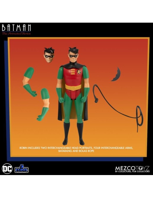 Mezco Batman The Animated Series 5 Points Action Figures Deluxe Box Set
