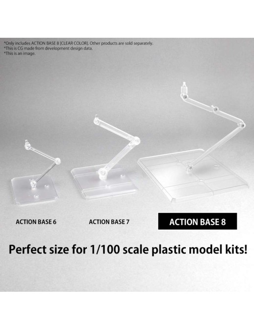 Bandai Gundam Action Base 8 Clear
