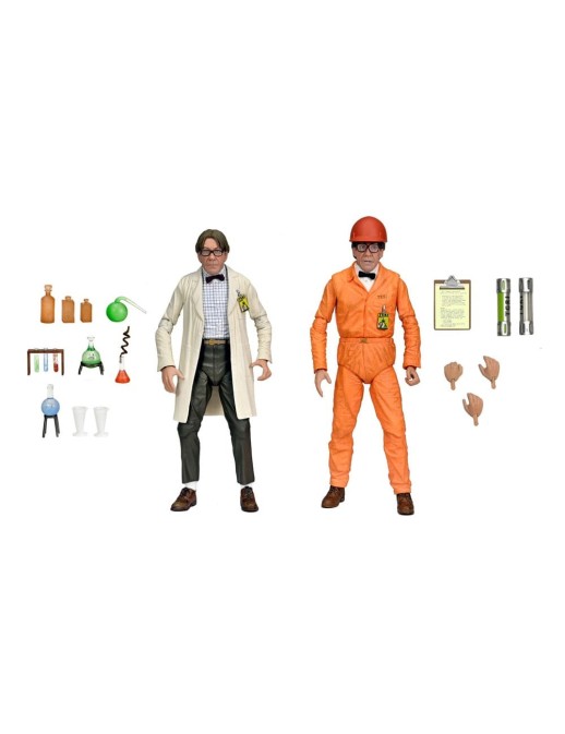Neca Teenage Mutant Ninja Turtles 2 Lab Coat Professor Perry & Hazmat Suit Professor Perry
