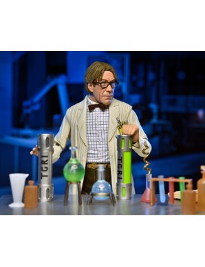Neca Teenage Mutant Ninja Turtles 2 Lab Coat Professor Perry & Hazmat Suit Professor Perry