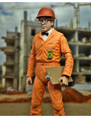 Neca Teenage Mutant Ninja Turtles 2 Lab Coat Professor Perry & Hazmat Suit Professor Perry