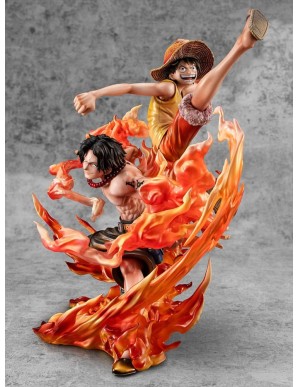 Megahouse P.O.P. Portrait of Pirates One Piece NEO-Maximum Luffy & Ace Brotherhood 20th Limited Edition