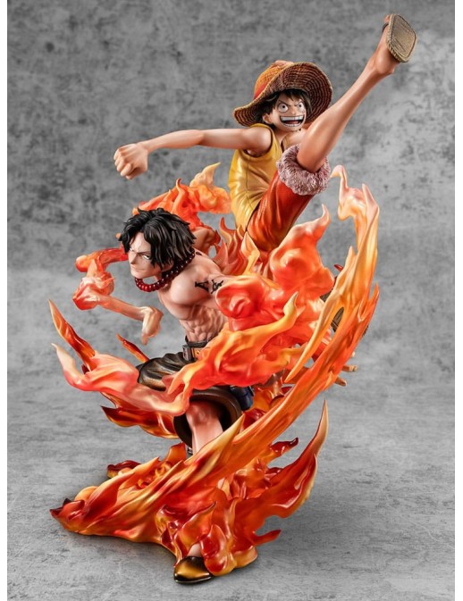 Megahouse P.O.P. Portrait of Pirates One Piece NEO-Maximum Luffy & Ace Brotherhood 20th Limited Edition