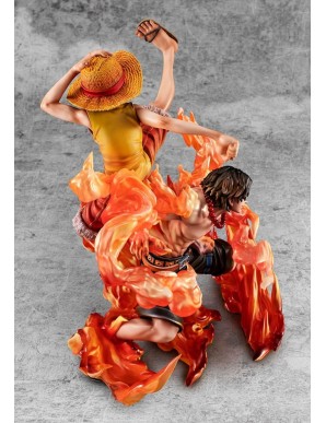 Megahouse P.O.P. Portrait of Pirates One Piece NEO-Maximum Luffy & Ace Brotherhood 20th Limited Edition
