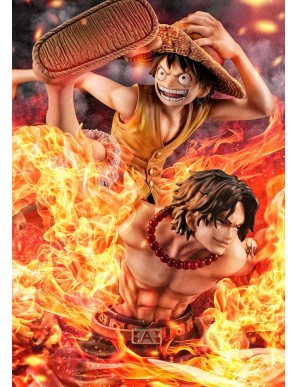 Megahouse P.O.P. Portrait of Pirates One Piece NEO-Maximum Luffy & Ace Brotherhood 20th Limited Edition