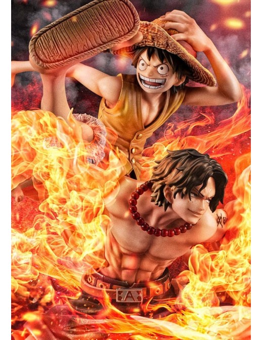 Megahouse P.O.P. Portrait of Pirates One Piece NEO-Maximum Luffy & Ace Brotherhood 20th Limited Edition