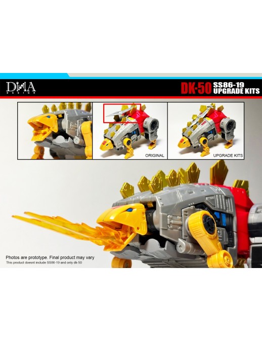 DNA Design DK-50 Upgrade Kit for Transformers Studio Series 86-19 Leader Dinobot Snarl