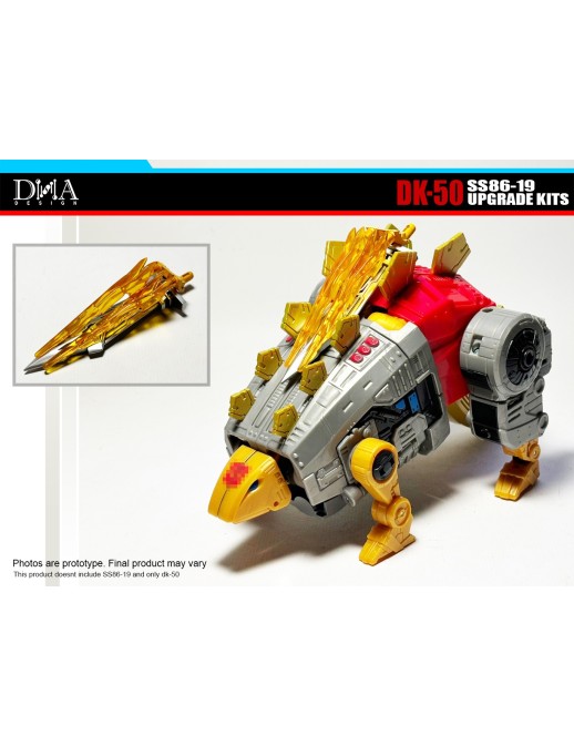 DNA Design DK-50 Upgrade Kit for Transformers Studio Series 86-19 Leader Dinobot Snarl