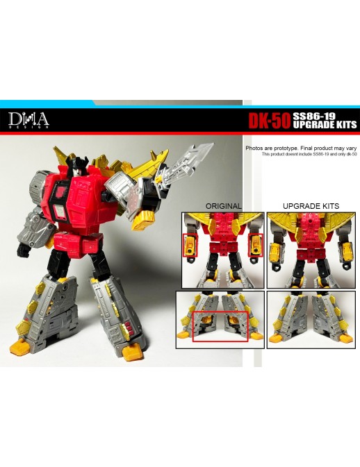DNA Design DK-50 Upgrade Kit for Transformers Studio Series 86-19 Leader Dinobot Snarl