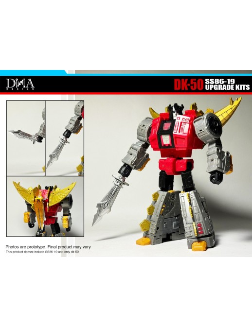 DNA Design DK-50 Upgrade Kit for Transformers Studio Series 86-19 Leader Dinobot Snarl