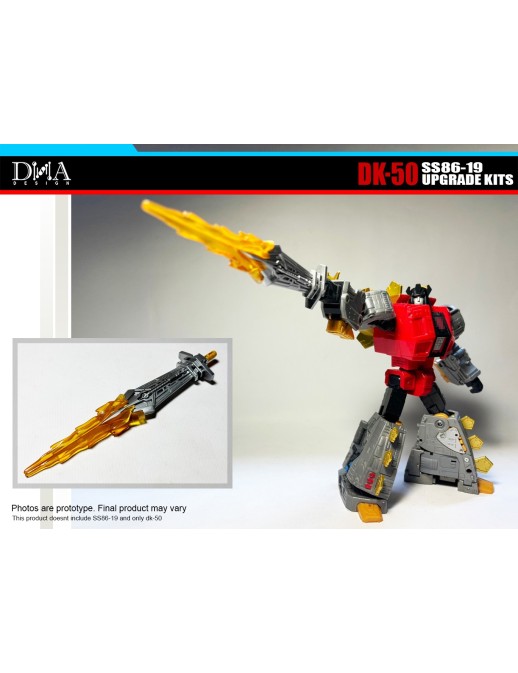 DNA Design DK-50 Upgrade Kit for Transformers Studio Series 86-19 Leader Dinobot Snarl