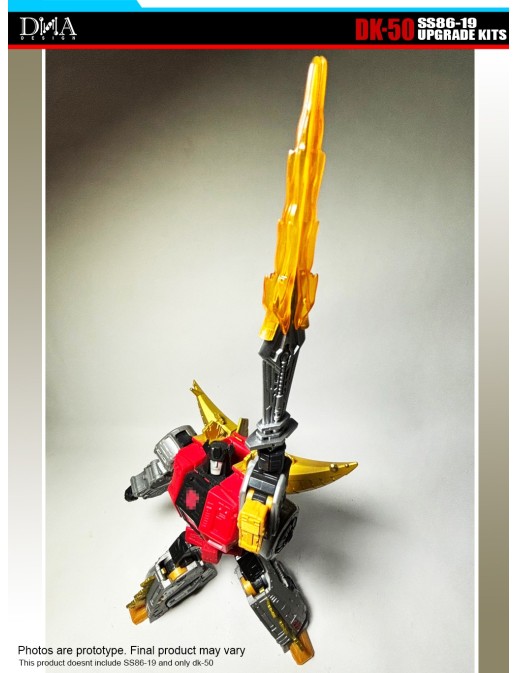 DNA Design DK-50 Upgrade Kit for Transformers Studio Series 86-19 Leader Dinobot Snarl