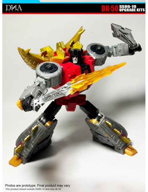 DNA Design DK-50 Upgrade Kit for Transformers Studio Series 86-19 Leader Dinobot Snarl