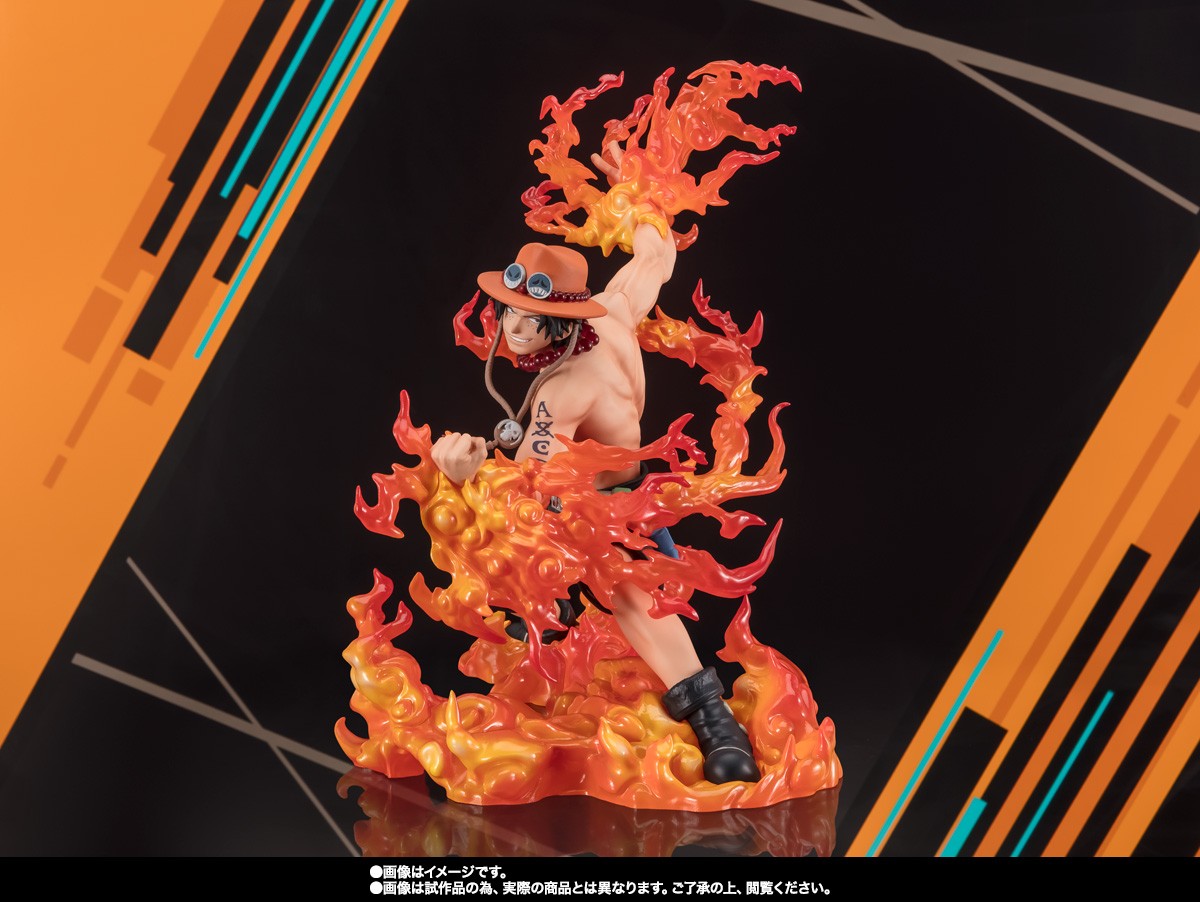 BANDAI FIGUARTS ZERO ONE PIECE PORTGAS D. ACE BOUNTY RUSH 5TH ANNIVERSARY