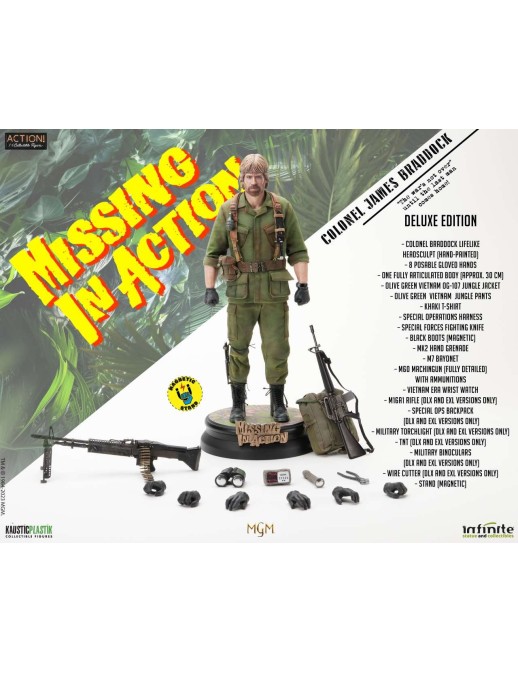 Infinite Statue & Collectibles Missing in Action Colonel James Braddock 1/6 Action Figure Deluxe Edition