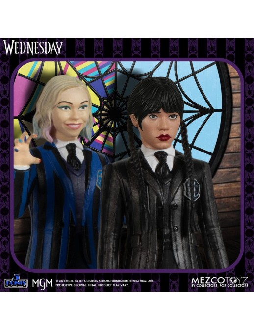 Mezco Wednesday 5 Points Wednesday & Enid Box Set
