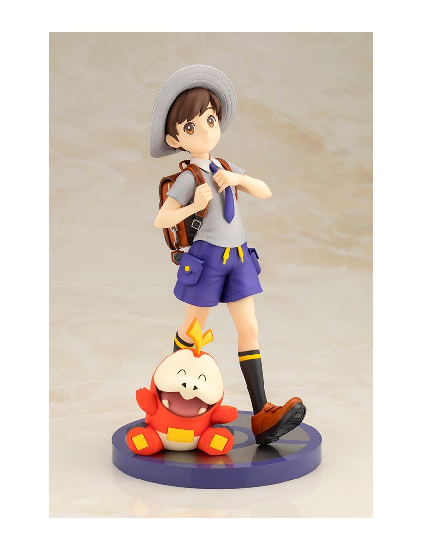 Kotobukiya ARTFX J Pokemon Series Florian with Fuecoco Kotobukiya ARTFX J Pokemon Series Florian with Fuecoco