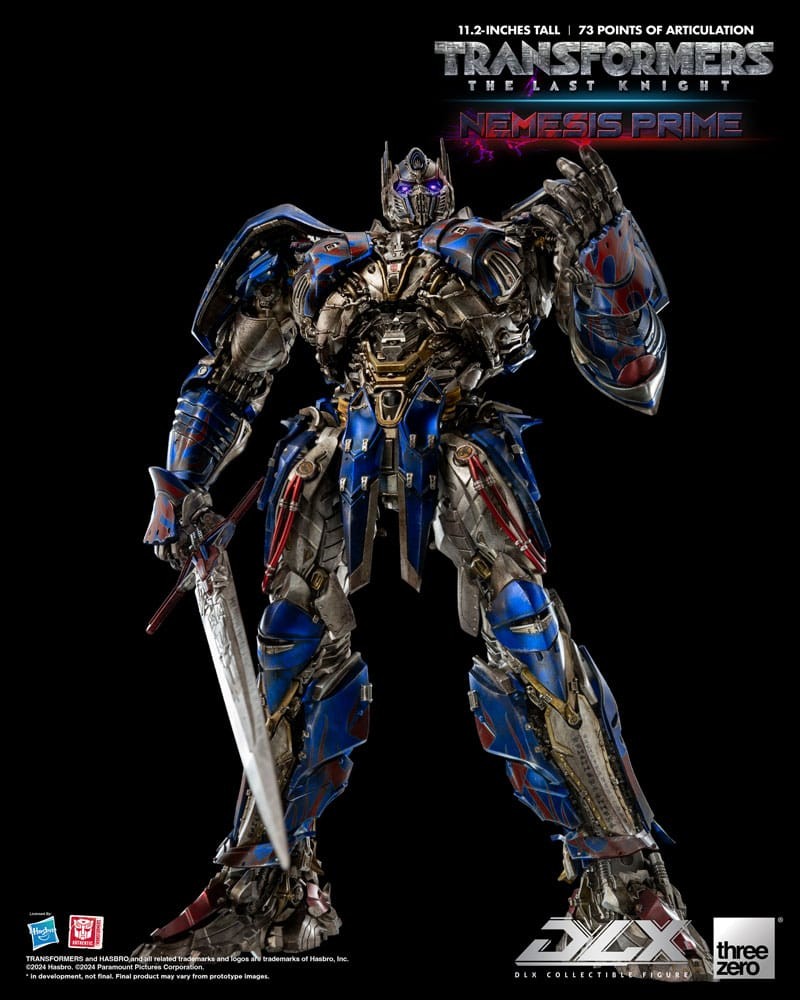 THREEZERO TRANSFORMERS THE LAST KNIGHT DLX SCALE COLLECTIBLE FIGURE SERIES NEMESIS PRIME