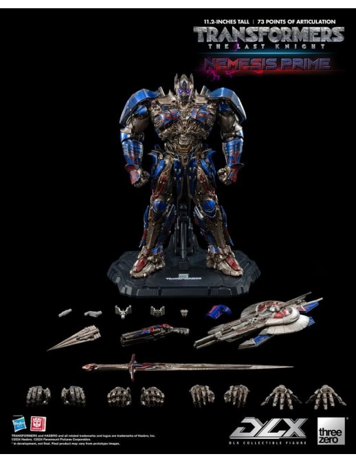 Threezero Transformers The Last Knight DLX Scale Collectible Figure Series Nemesis Prime