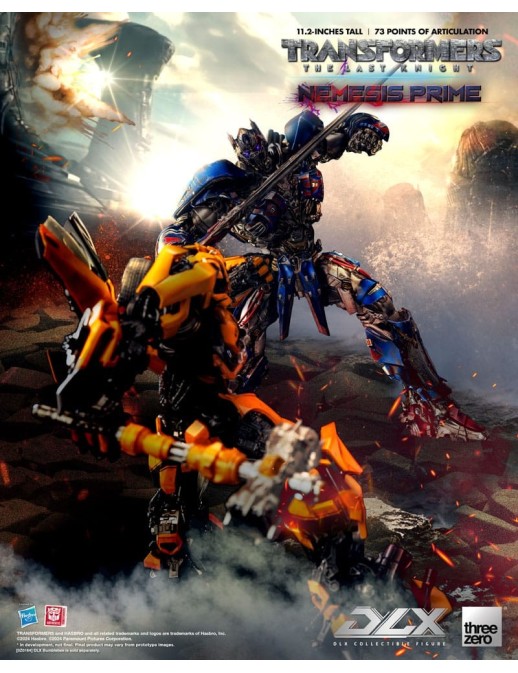 Threezero Transformers The Last Knight DLX Scale Collectible Figure Series Nemesis Prime