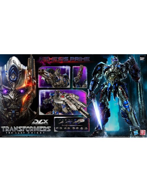 Threezero Transformers The Last Knight DLX Scale Collectible Figure Series Nemesis Prime