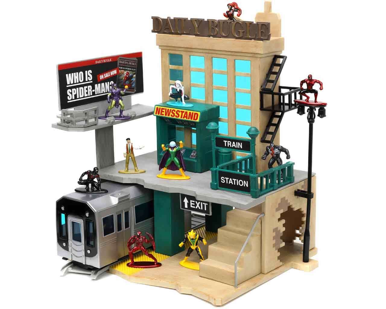 JADA TOYS NANOSCENE MARVEL SPIDER-MAN NYC DELUXE SCENE
