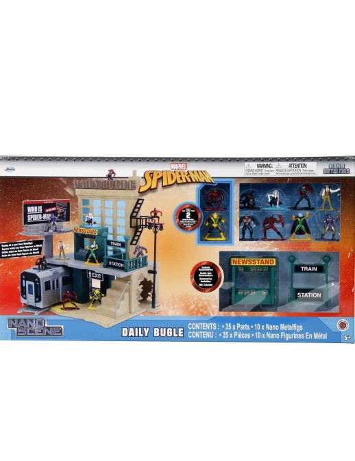 Jada Toys NanoScene Marvel Spider-Man NYC Deluxe Scene