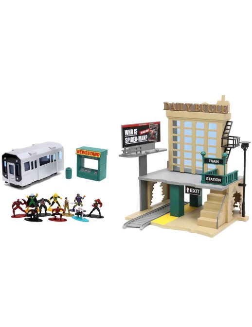 Jada Toys NanoScene Marvel Spider-Man NYC Deluxe Scene