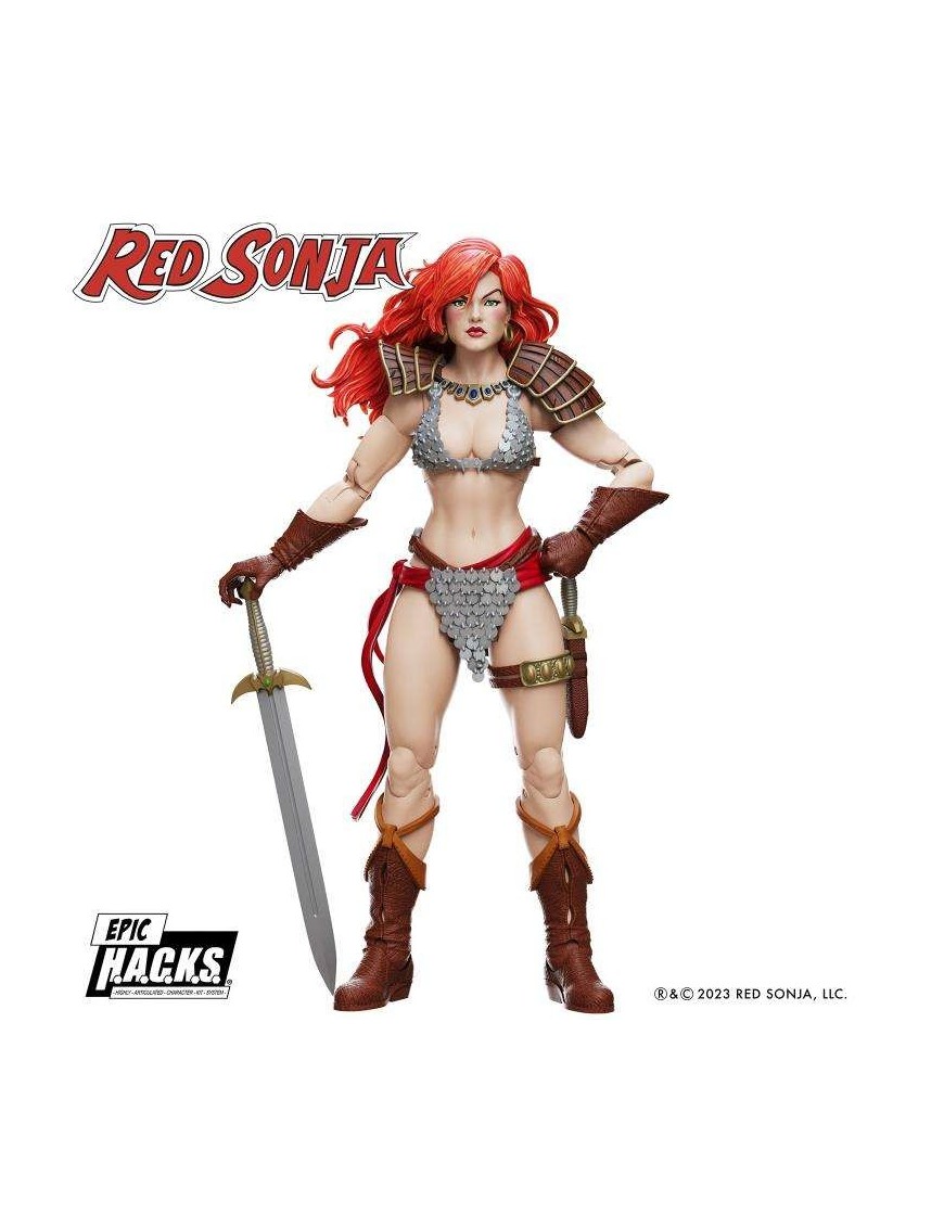 Boss Fight Studio Red Sonja 50th Anniversary Epic H.A.C.K.S. Figure Boss Fight Studio Red Sonja 50th Anniversary Epic H.A.C.K.S. Figure
