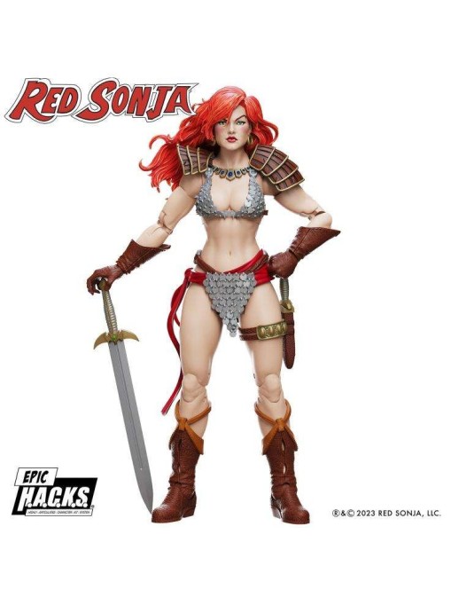 Boss Fight Studio Red Sonja 50th Anniversary Epic H.A.C.K.S. Figure
