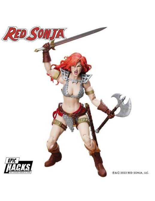 Boss Fight Studio Red Sonja 50th Anniversary Epic H.A.C.K.S. Figure