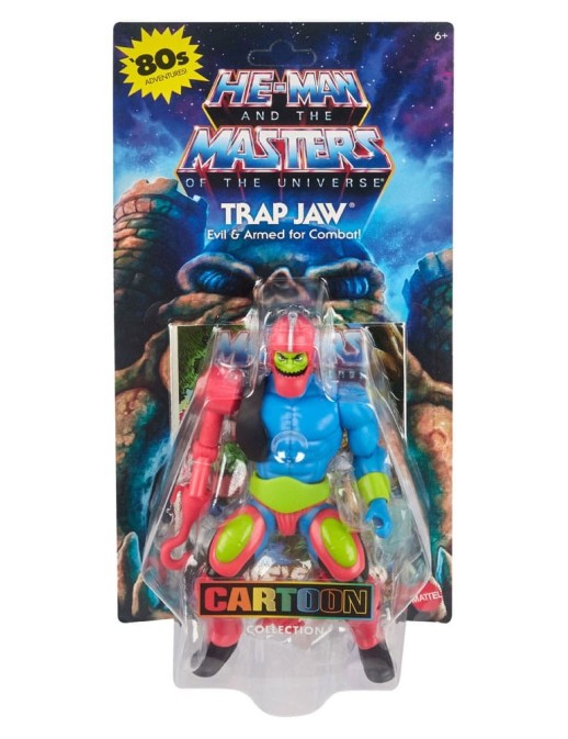 Mattel Masters of the Universe Trap Jaw Evil & Armed for Combat Cartoon Collection
