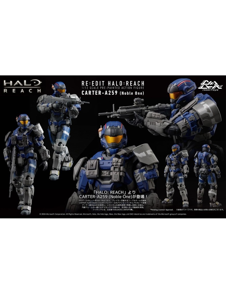 Sentinel Re:Edit Halo Reach Spartan CARTER-A259 Noble One Sentinel Re:Edit Halo Reach Spartan CARTER-A259 Noble One