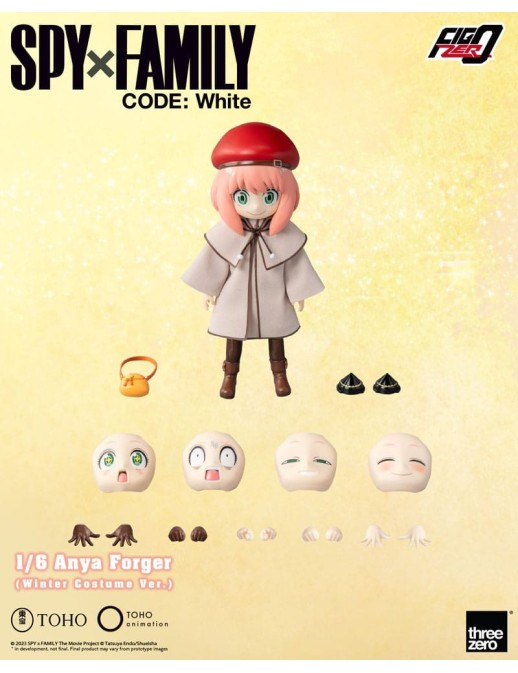 Threezero FigZero Spy X Family Code: White Anya Forger Winter Costume Version