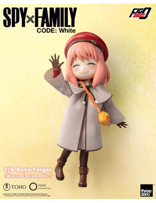 Threezero FigZero Spy X Family Code: White Anya Forger Winter Costume Version