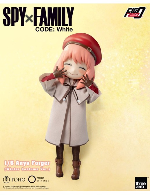 Threezero FigZero Spy X Family Code: White Anya Forger Winter Costume Version