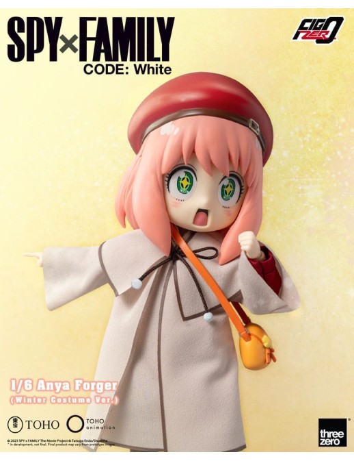Threezero FigZero Spy X Family Code: White Anya Forger Winter Costume Version
