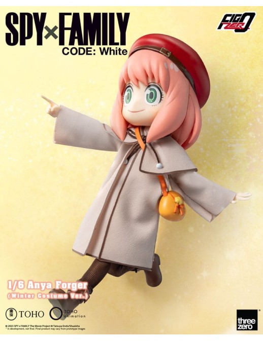 Threezero FigZero Spy X Family Code: White Anya Forger Winter Costume Version