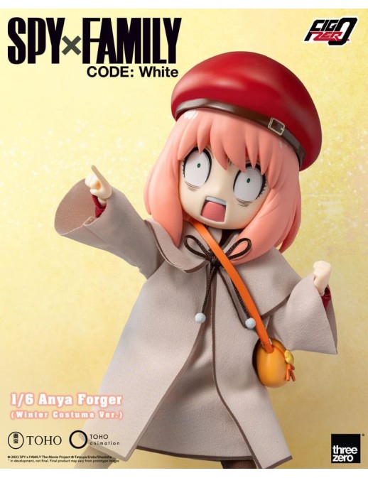 Threezero FigZero Spy X Family Code: White Anya Forger Winter Costume Version