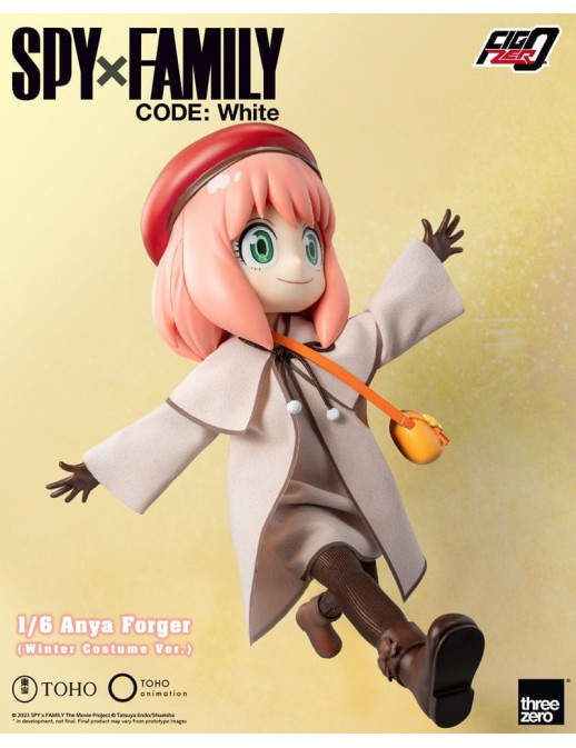 Threezero FigZero Spy X Family Code: White Anya Forger Winter Costume Version
