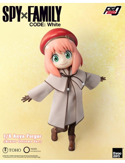 Threezero FigZero Spy X Family Code: White Anya Forger Winter Costume Version