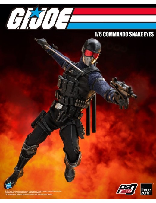 Threezero FigZero G.I. Joe Commando Snake Eyes