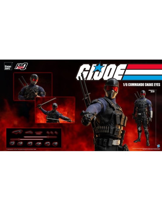 Threezero FigZero G.I. Joe Commando Snake Eyes