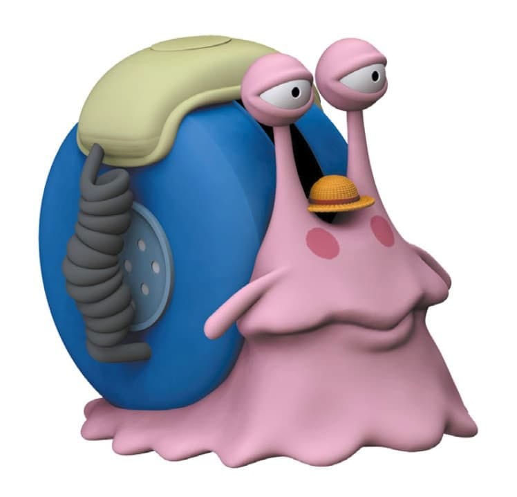 PLASTOY ONE PIECE TRANSPONDER SNAIL MONEY BANK