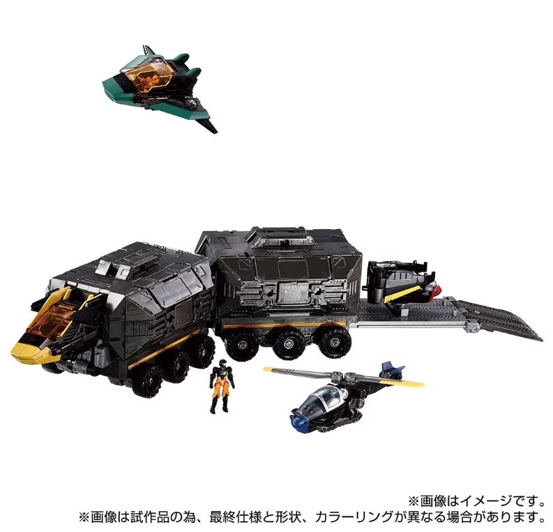 TAKARA TOMY DIACLONE REBOOT D VEHICLES SET 4