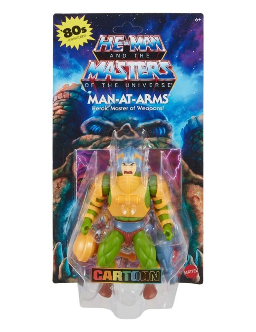 Mattel Masters of the Universe Man-At-Arms Heroic Master of Weapons! Cartoon Collection