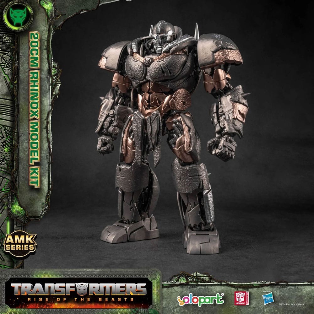 YOLOPARK AMK SERIES MODEL KIT TRANSFORMERS RISE OF THE BEASTS RHINOX