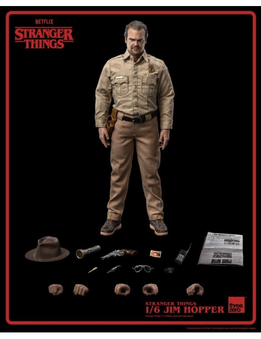Threezero Stranger Things Jim Hopper 1/6 Scale