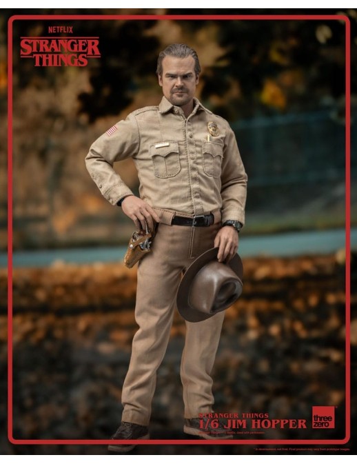 Threezero Stranger Things Jim Hopper 1/6 Scale