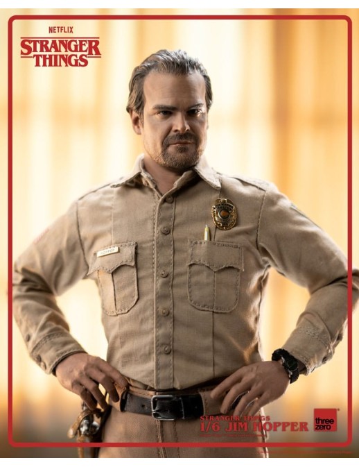 Threezero Stranger Things Jim Hopper 1/6 Scale